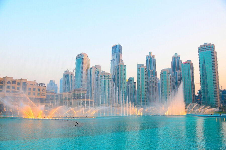 Dubai Mall Fountain show times