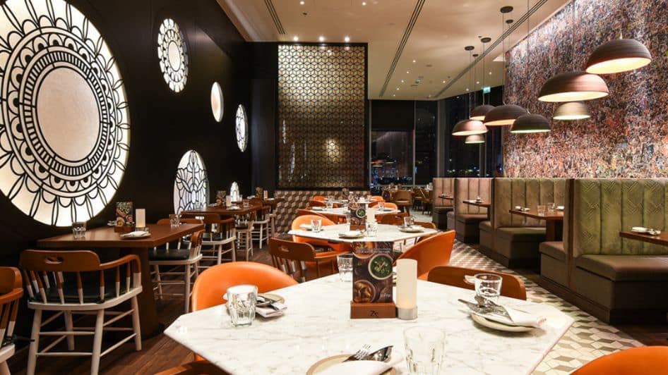 مطعم Zafran Indian Bistro - Dubai Marina Mall